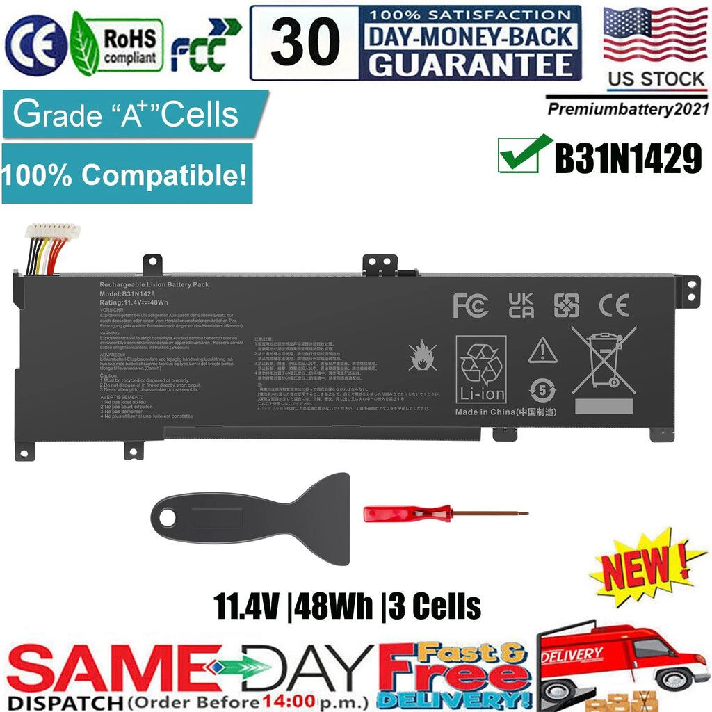 B31N1429 Laptop Battery for ASUS A501L A501LB A501LX A501UX FX51LB K501U K501UB