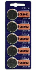 5 NEW SONY CR2032 3V Lithium Coin Battery Expire 2027 FRESHLY NEW - USA Seller