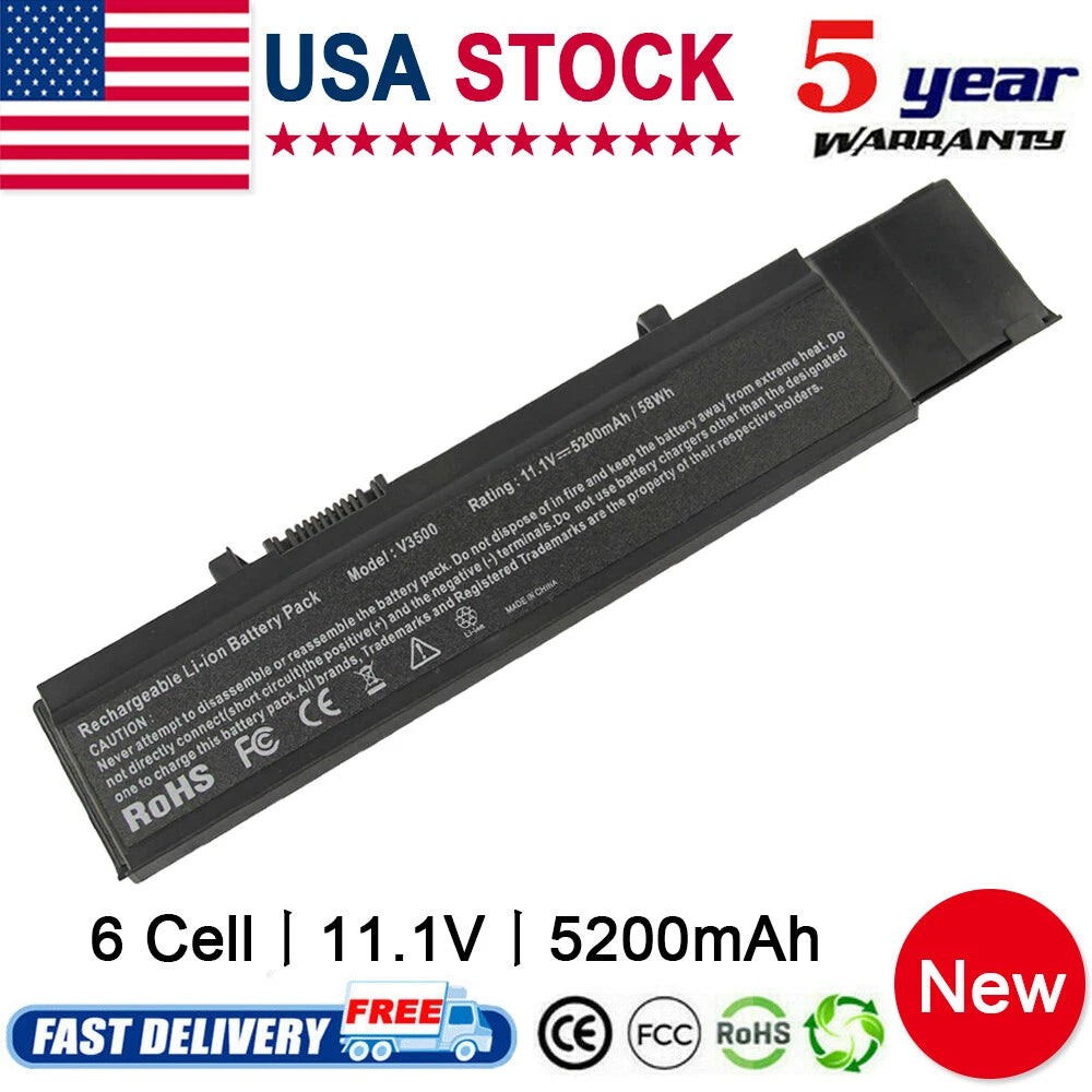 Battery for Dell Vostro 3400 3500 3700 7FJ92 07FJ92 4JK6R Y5XF9 CYDWV R5PJR