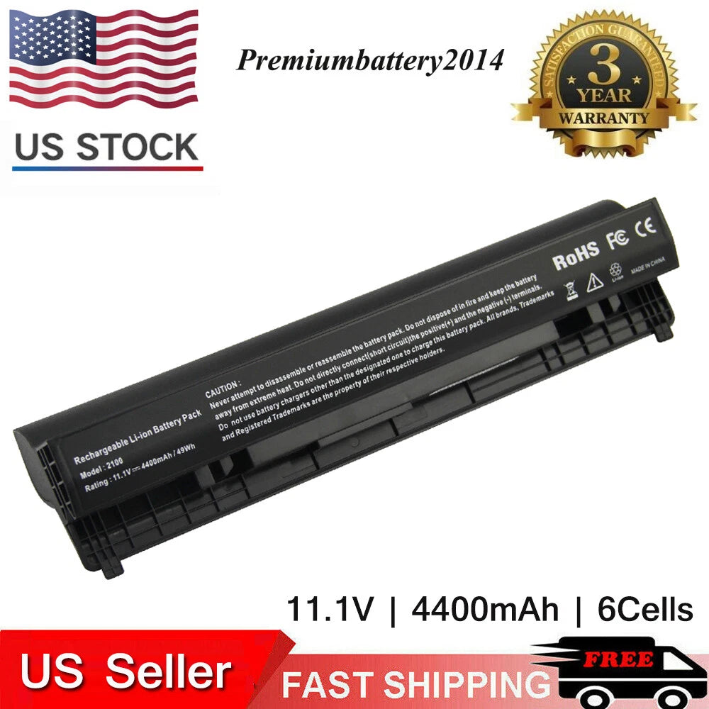 Battery for Dell Latitude 2100 2110 2120 312-0229 4H636 04D3C 451-11039/Charger
