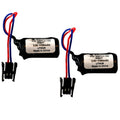 2 Computer Backup Batteries For Maxell Hitachi Mitsubishi Eternacell
