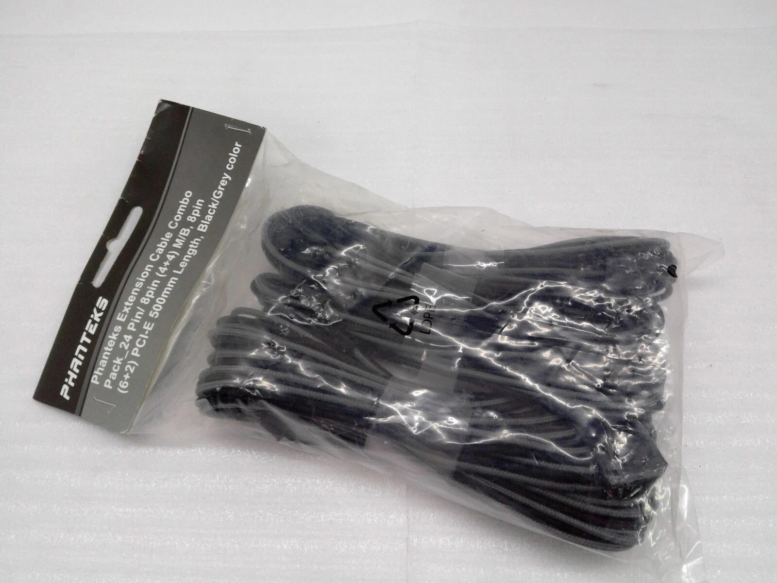NEW 886523500674 Phanteks Extension Cable Combo PH-CB-CMBO_SBL Black/BG