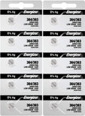 10 x Fresh Stock Energizer Watch Silver Oxide Batteries 364/363 SR621SW Battery