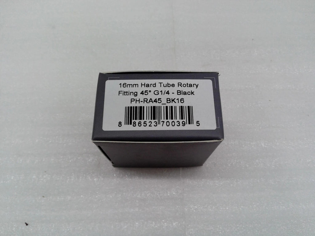 New Phanteks PH-RA45_BK16 16mm Hard Tube Rotary fitting 45 Degree G1/4-Black