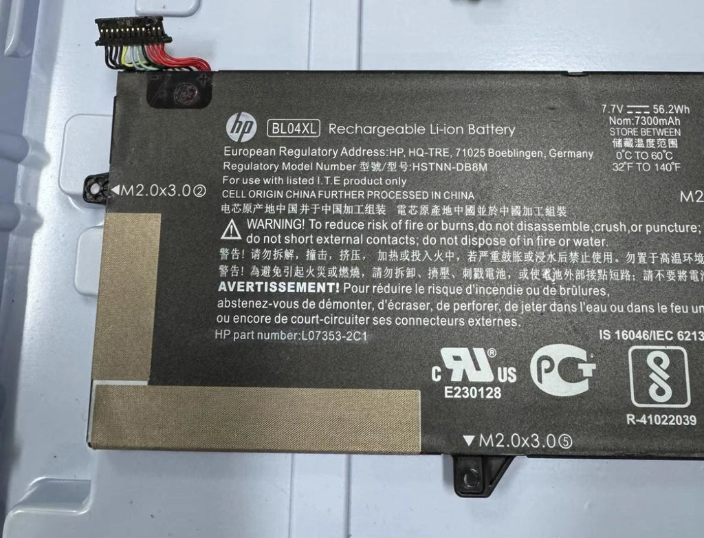 Genuine BL04XL Battery for HP EliteBook x360 1040 G5 G6 HSTNN-UB7N L07041-855