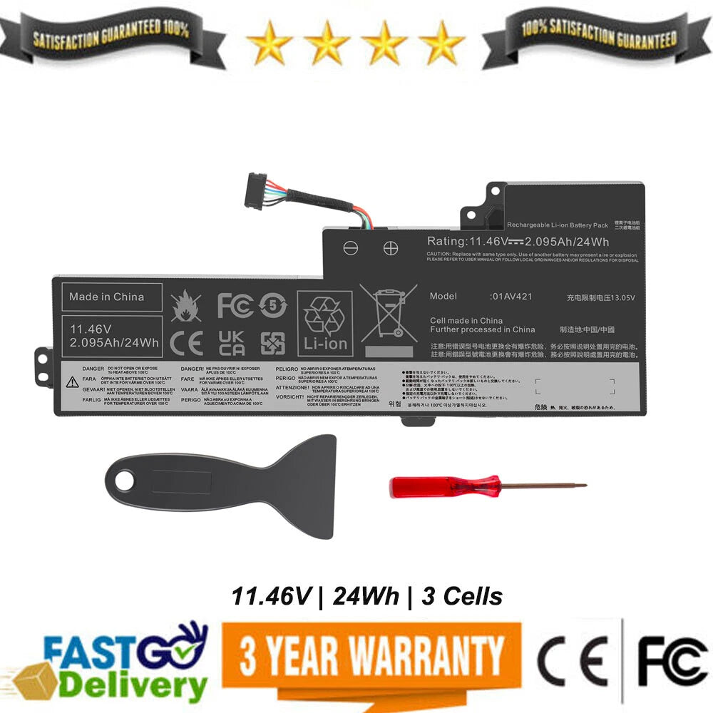 01AV419 01AV420 01AV489 battery For Lenovo ThinkPad T470 T480 A475 Notebook PC