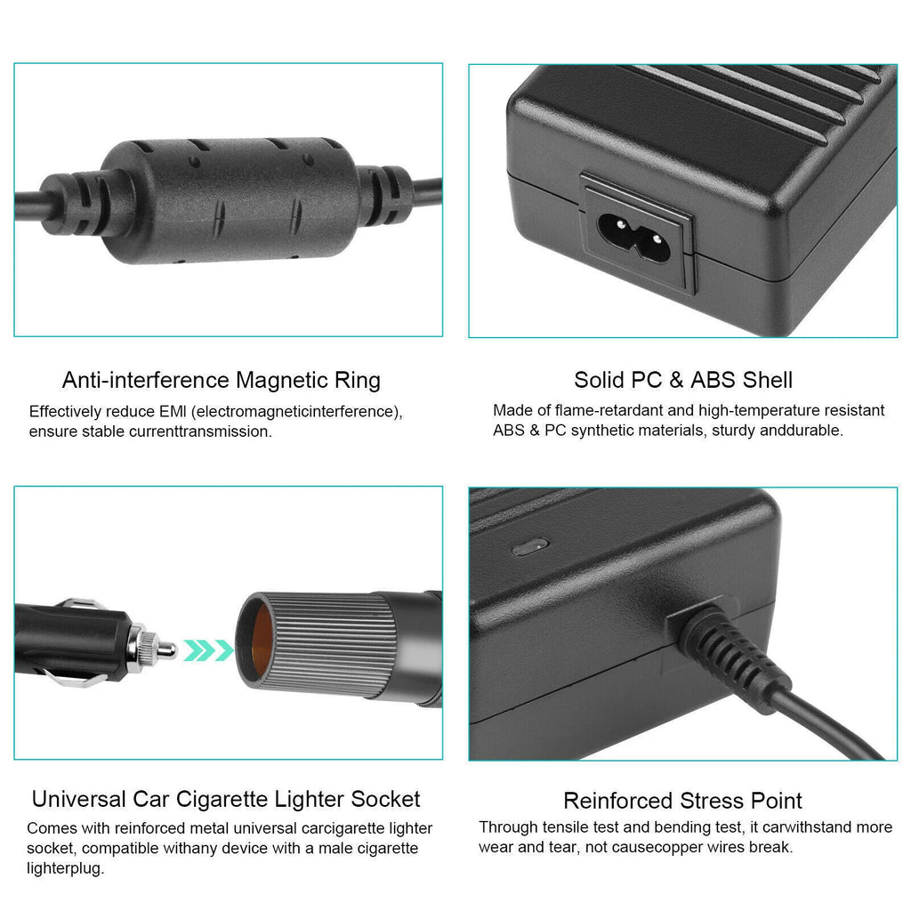 110V AC to DC 12V 5A/10A Car Converter Cigarette Lighter Socket Power Adapter