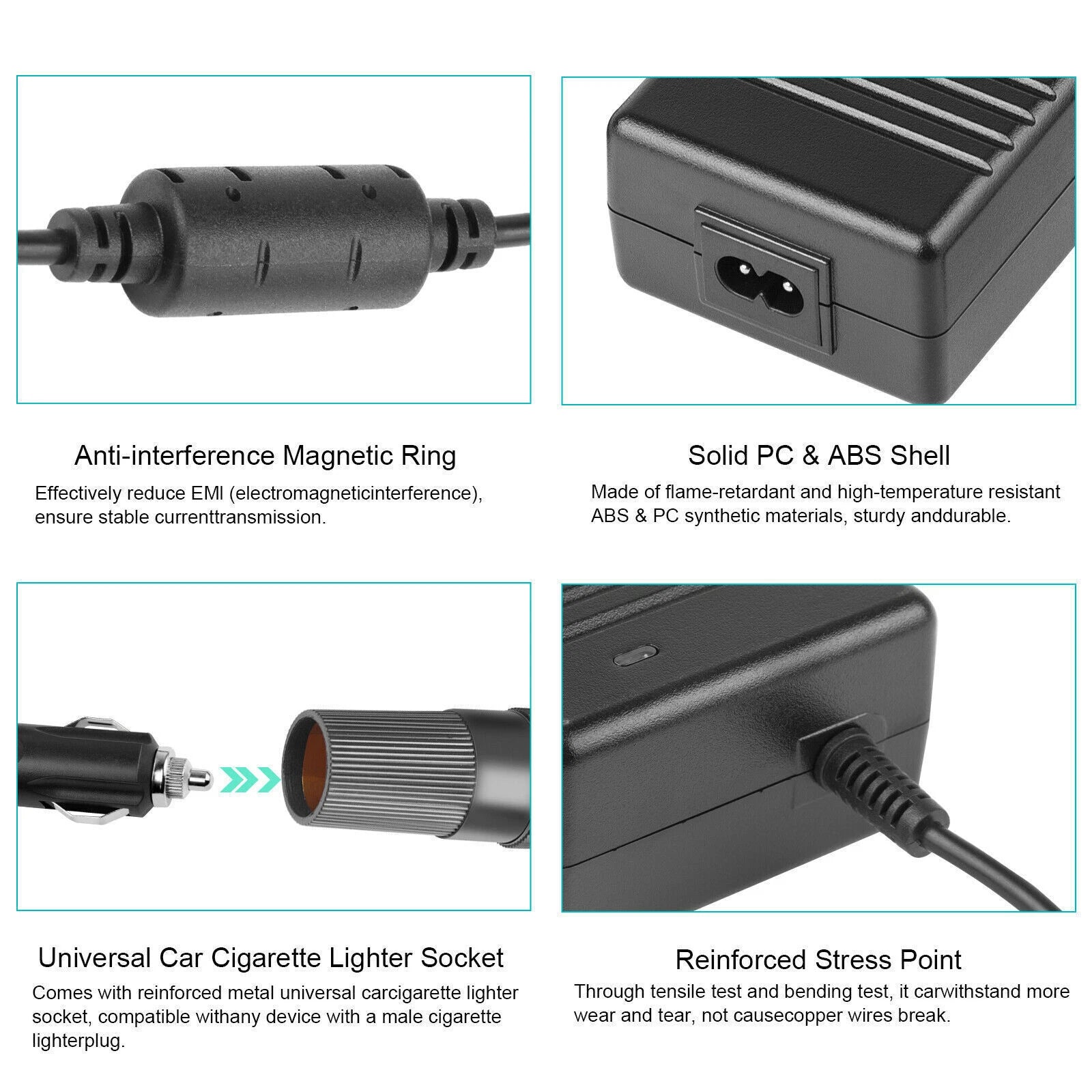 110V AC to DC 12V 5A/10A Car Converter Cigarette Lighter Socket Power Adapter