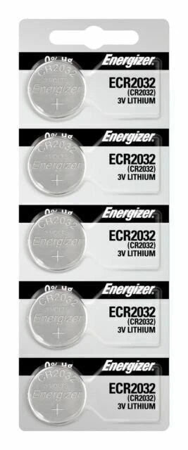 Energizer ECR2032 CR 2032 (2 piece) Lithium 3V Battery New Authorized Seller