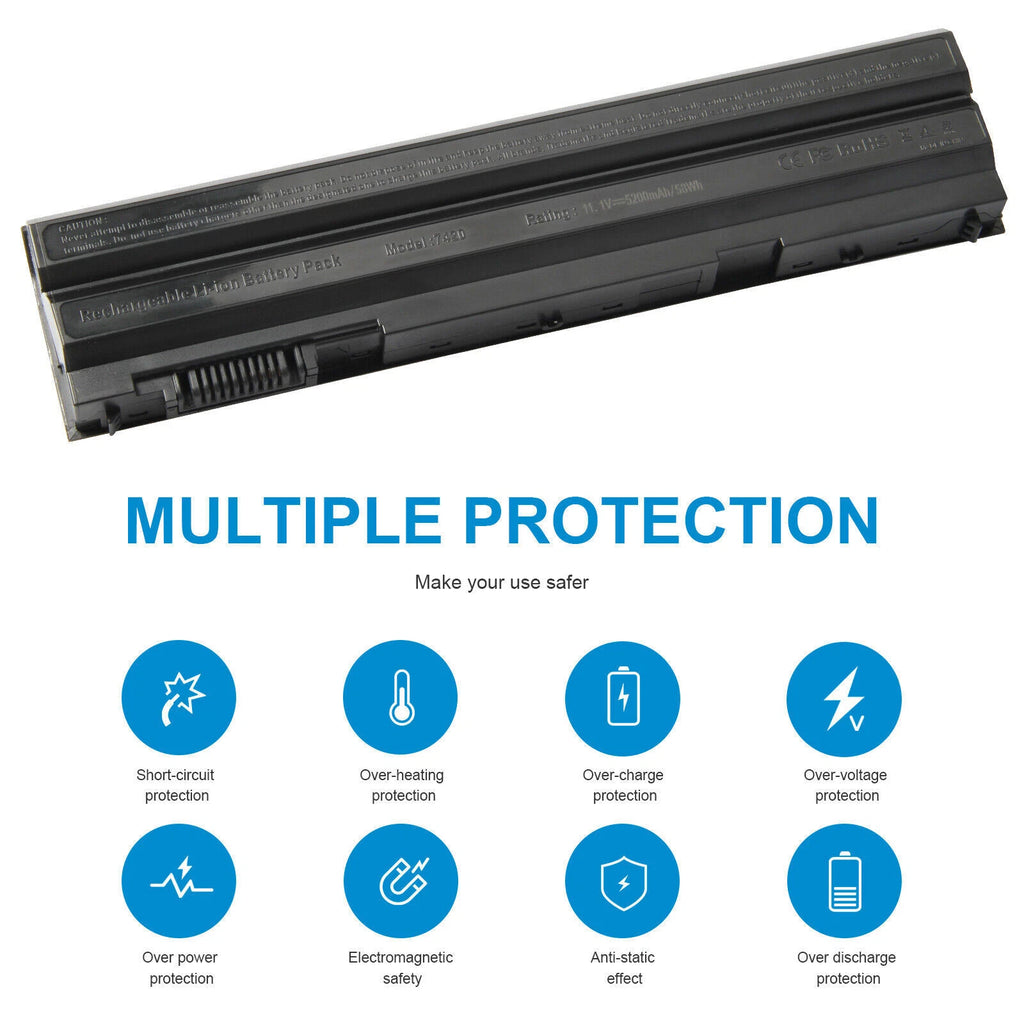 6/9 Cell Battery for Dell Latitude NHXVW E5420 E5430 E5520 E5530 E6420 E6430 PC