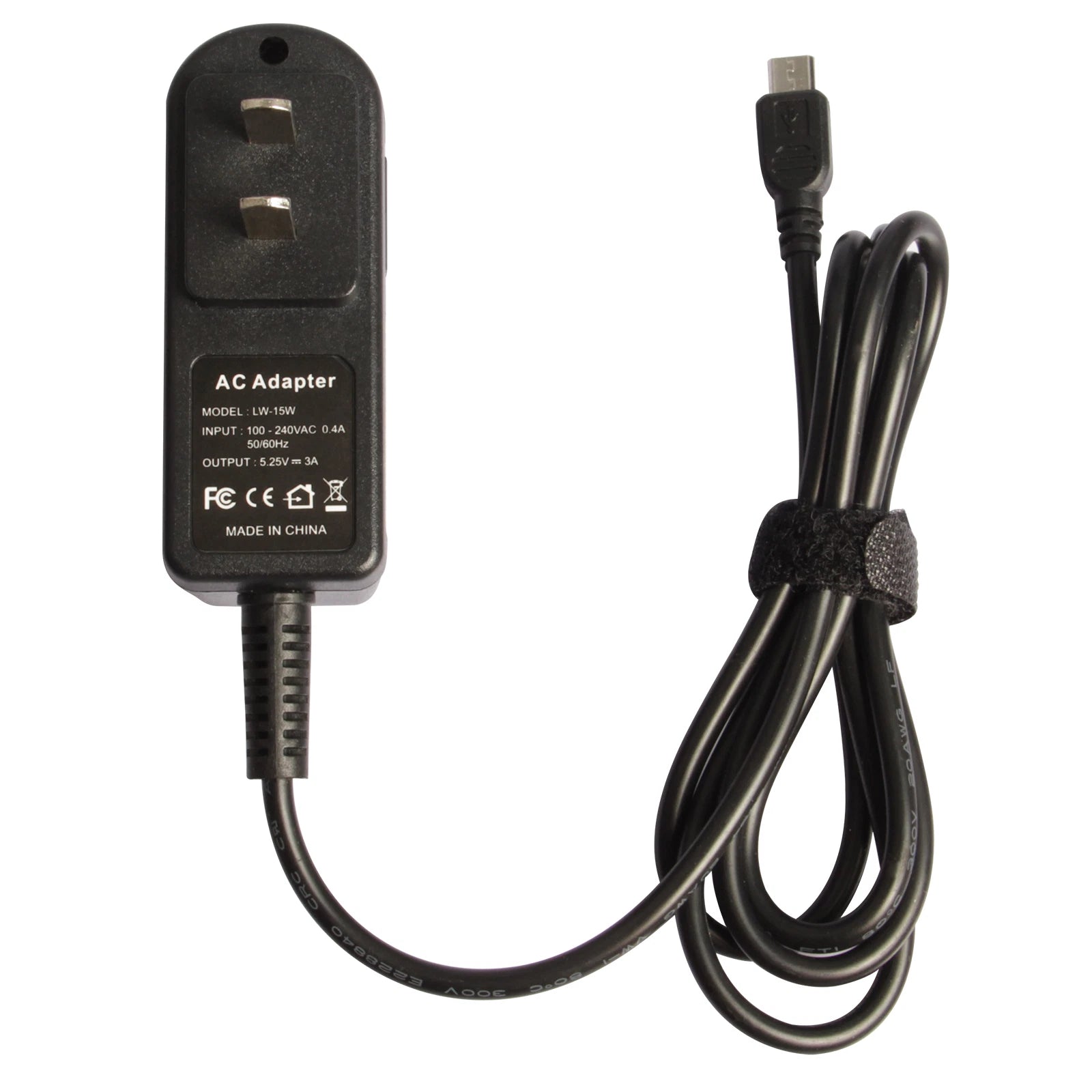 AC Wall Charger Power Supply Adapter w/ Micro USB DC5V/2A for Raspberry Pi 3 / 2
