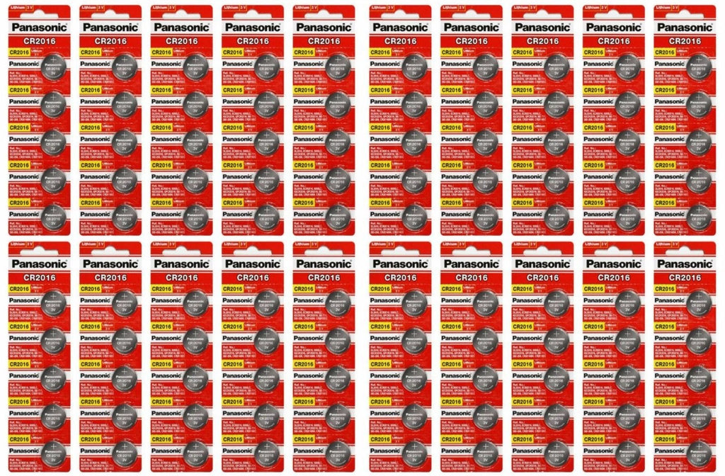100 x PANASONIC CR2016 CR2016 ECR2016 LITHIUM COIN CELL Button Battery Exp 2025