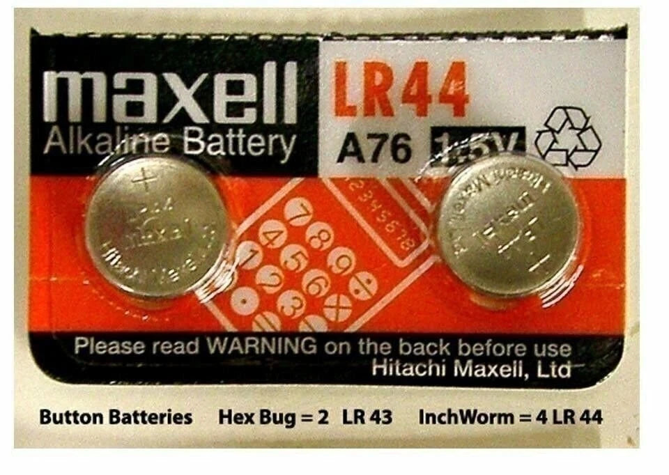 2x A76 L1154 AG13 357 BATTERY MAXELL LR44 Fast shipping