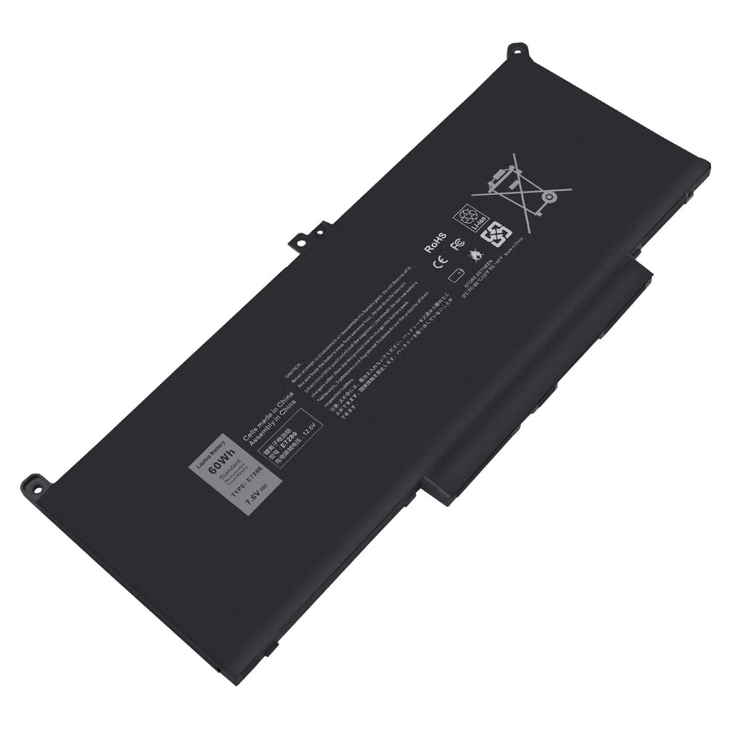 Battery for Dell Latitude 12 13 14 Series E7280 E7290 E7380 E7390 E7480 E7490