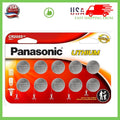10 x PANASONIC LITHIUM BATTERY 3V CR2025 CR 2025 BR2025 DL2025 Button Cell Watch