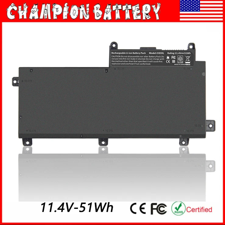 Lot 10 CI03XL Battery for HP ProBook 640 645 650 655 G2 801554-001 HSTNN-UB6Q