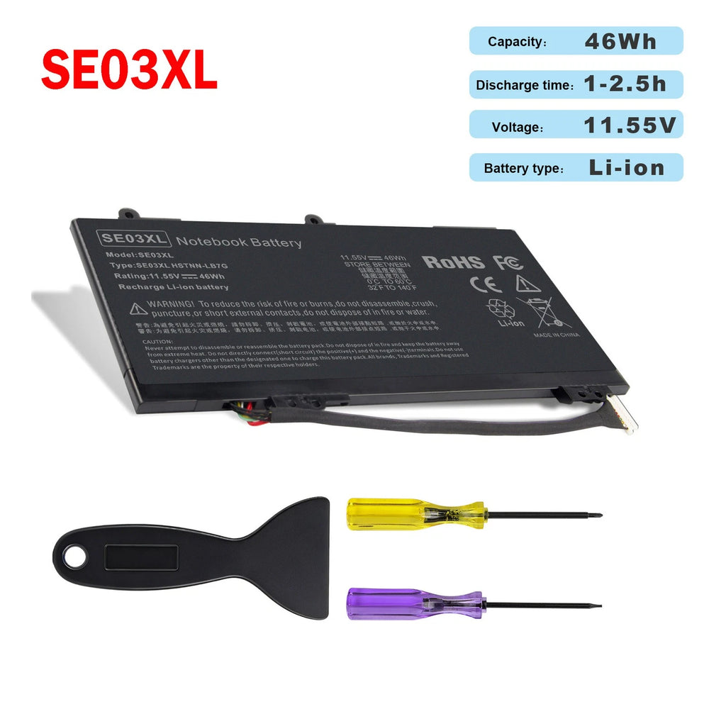 Battery SE03XL For HP Pavilion 14-AL Series 849568-421 849908-850 HSTNN-LB7G 46W