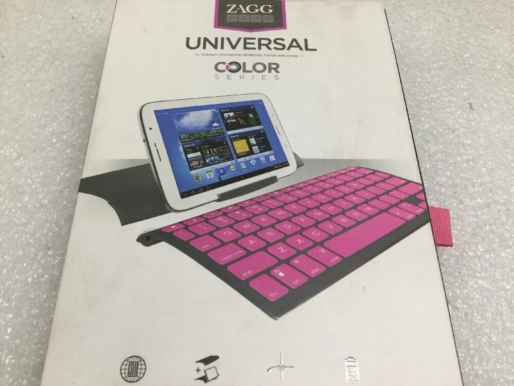 ZAGG Universal Bluetooth Keyboard Case for Apple Samsung Bluetooth Devices