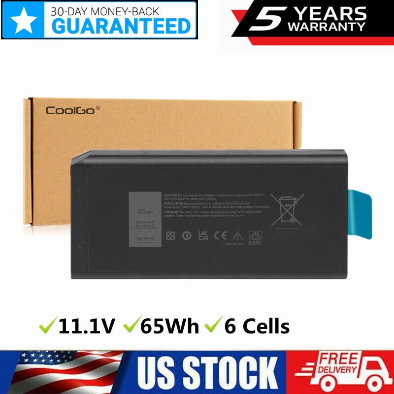 65WH XRJDF 4XKN5 CJ2K1 XN4KN BATTERY FOR DELL LATITUDE 5404 5414 7414 7404 E5404