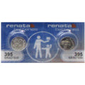 Fresh New 2 Pc Renata OEM Replacement Battery Cell 395 SR927SW
