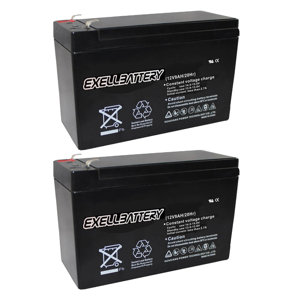 12V 9AH SLA Battery for Razor Pocket Mod / Pocket Rocket / Sport Mod - 2PK
