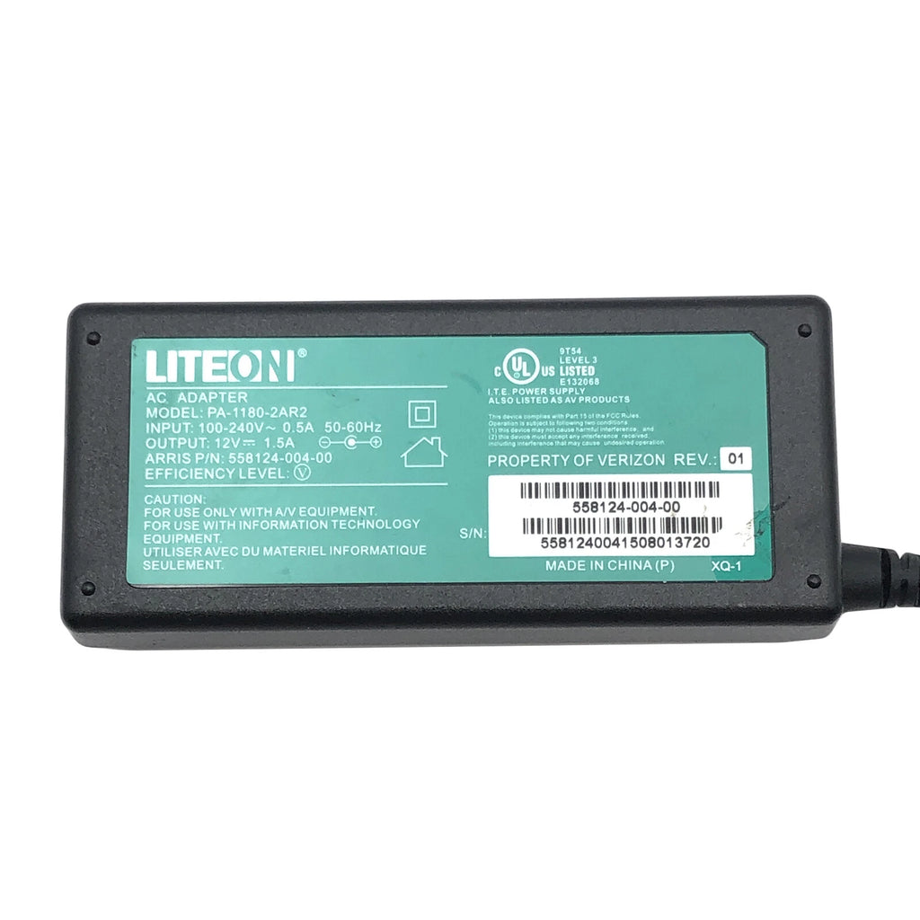 NEW Original Liteon PA-1180-2AR2 AC/DC 558124-004-00 Adapter 12V 1.5A 18W OEM