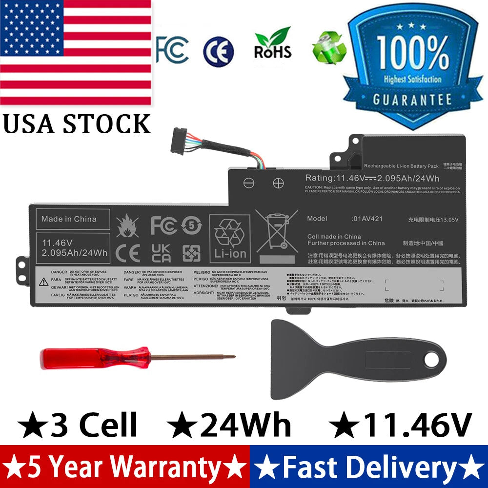 For Lenovo T470 T480 internal battery 01AV419, 01AV420, 01AV421, 01AV489