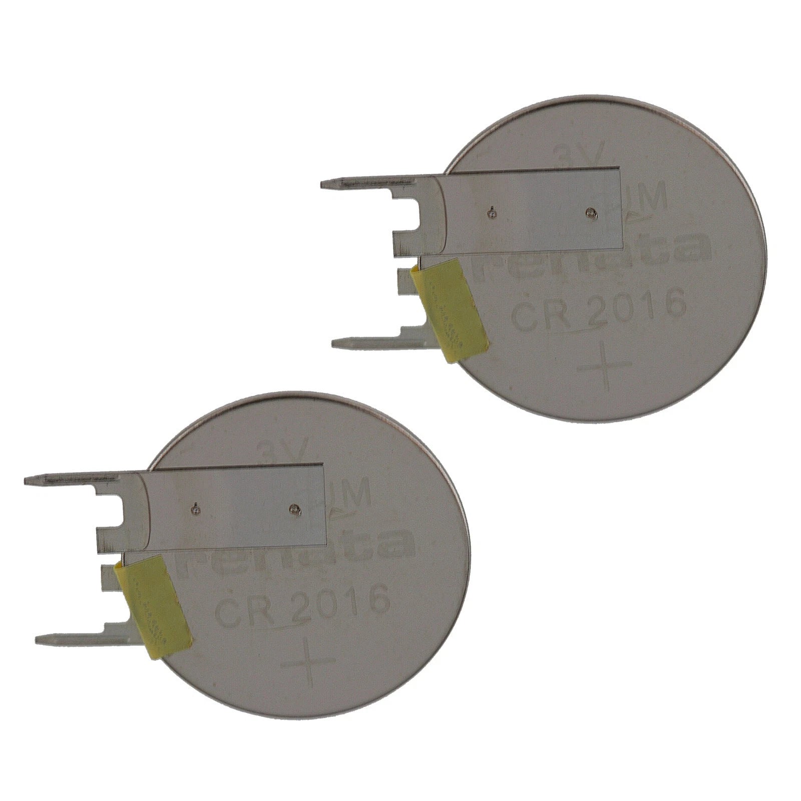2x CR2016FV-MFR 3V Lithium Coin Battery VERT 2-PIN for S-RAM RFID CMOS