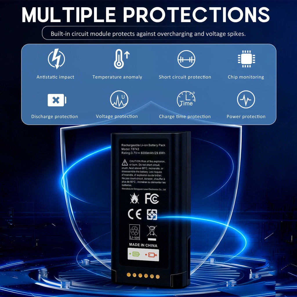?Replacement Battery for Eufy Video Doorbell E340/C31 - 8000mAh Li-ion with Fast
