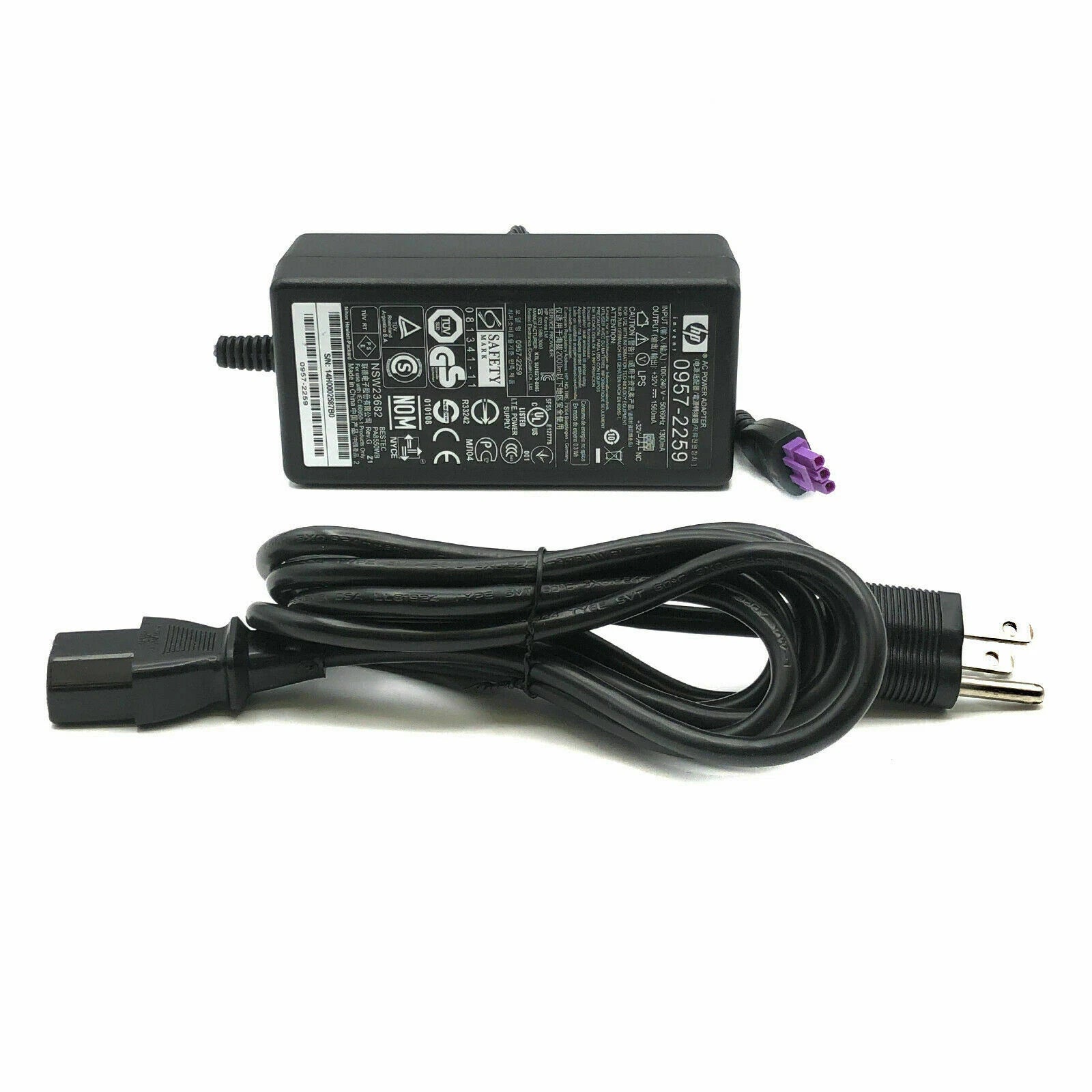 NEW Genuine HP AC/DC Power Adapter for Photosmart All-in-One C6100 C6200 Series
