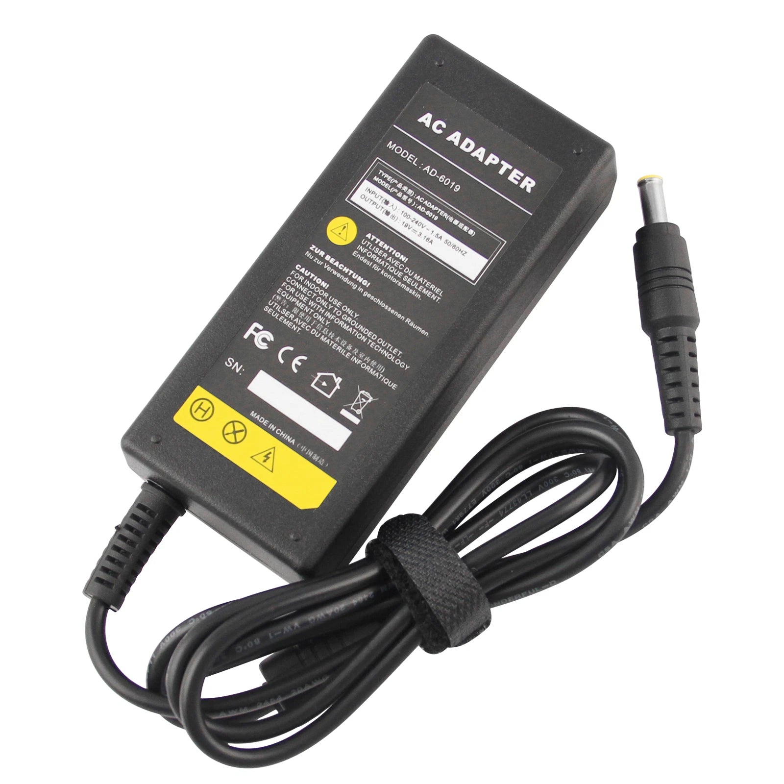 AC Adapter Cord Charger For Samsung NP510R5E-A01UB NP510R5E-A02UB NP520U4C-A01UB