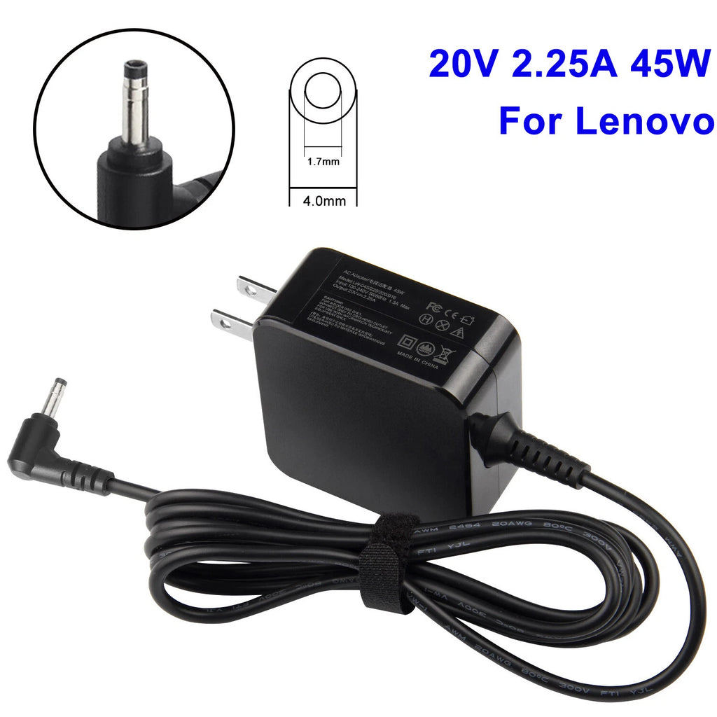 45W For Lenovo Charger Ideapad 100s 120s 20V 2.25A AC Adapter ADL45WCC ADL45WCD