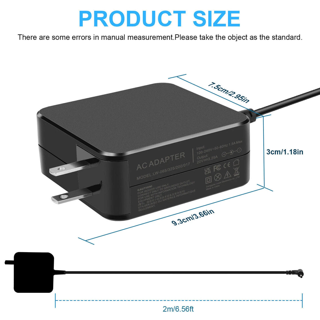 65W AC Charger for Lenovo IdeaPad Flex4-1470 4-1480 4-1570 5-1470 5-1570 Adapter