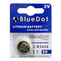 (1) New Lithium Maganese Button Cell Battery 3V CR1616 CR 1616 BlueDot Trading