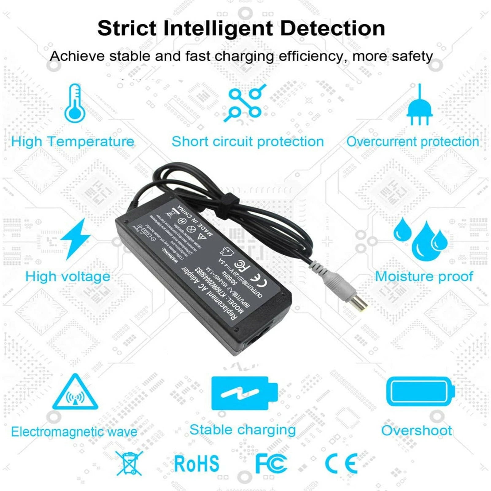 AC Adapter 20V 90W For Lenovo Thinkpad X200 X201 X220 X230 X61 L420 L430 Charger