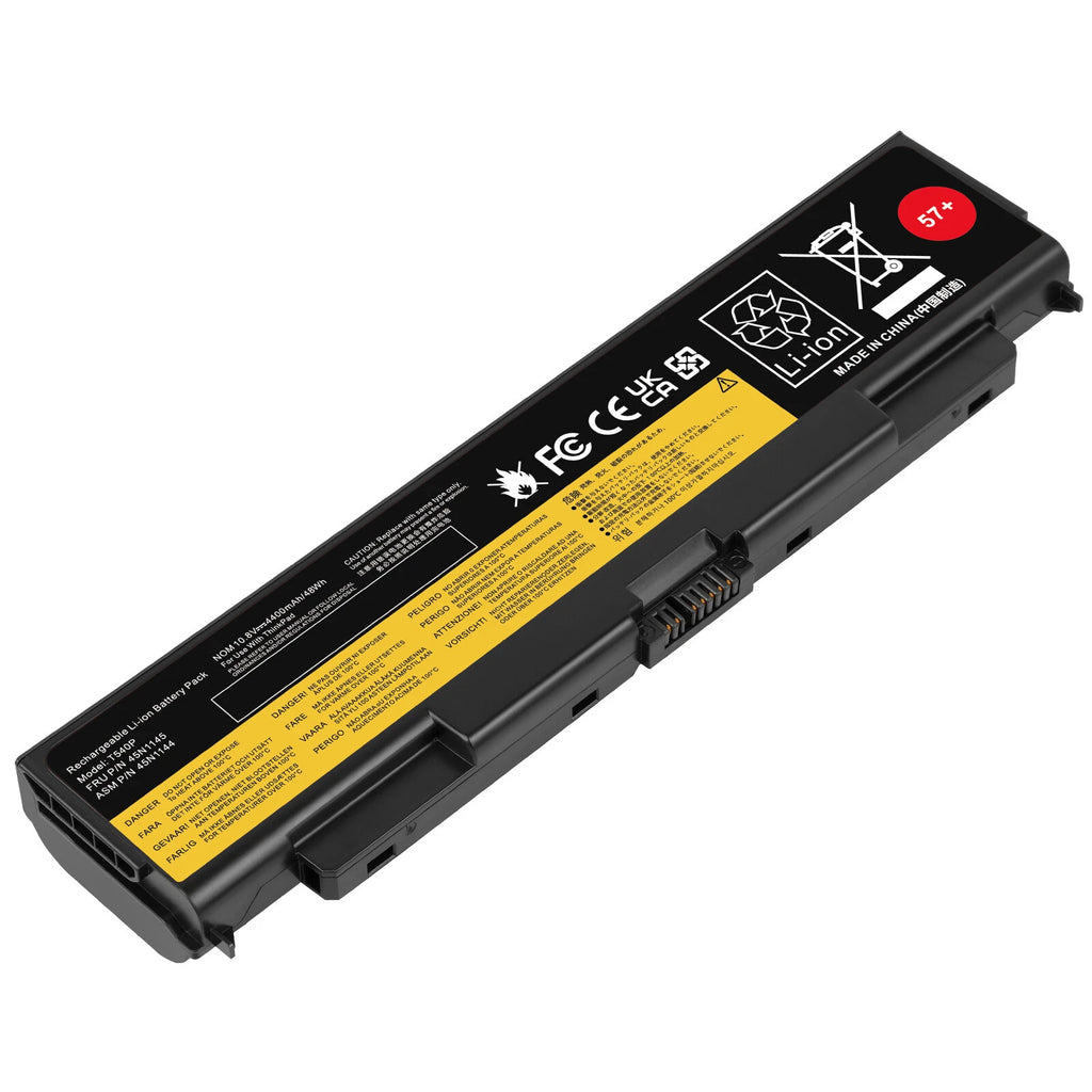 New 57+ Laptop Battery for Lenovo ThinkPad L440 L540 T440p T540p W540 45N1146