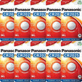 10 Pcs Panasonic CR2025 2025 3V Lithium Coin Cell Battery