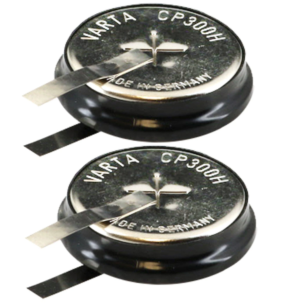 2x 1/CP300H-TABS 1.2V 300mAh NiMH Battery w/TABS For GPS-Trackers Car Alarms