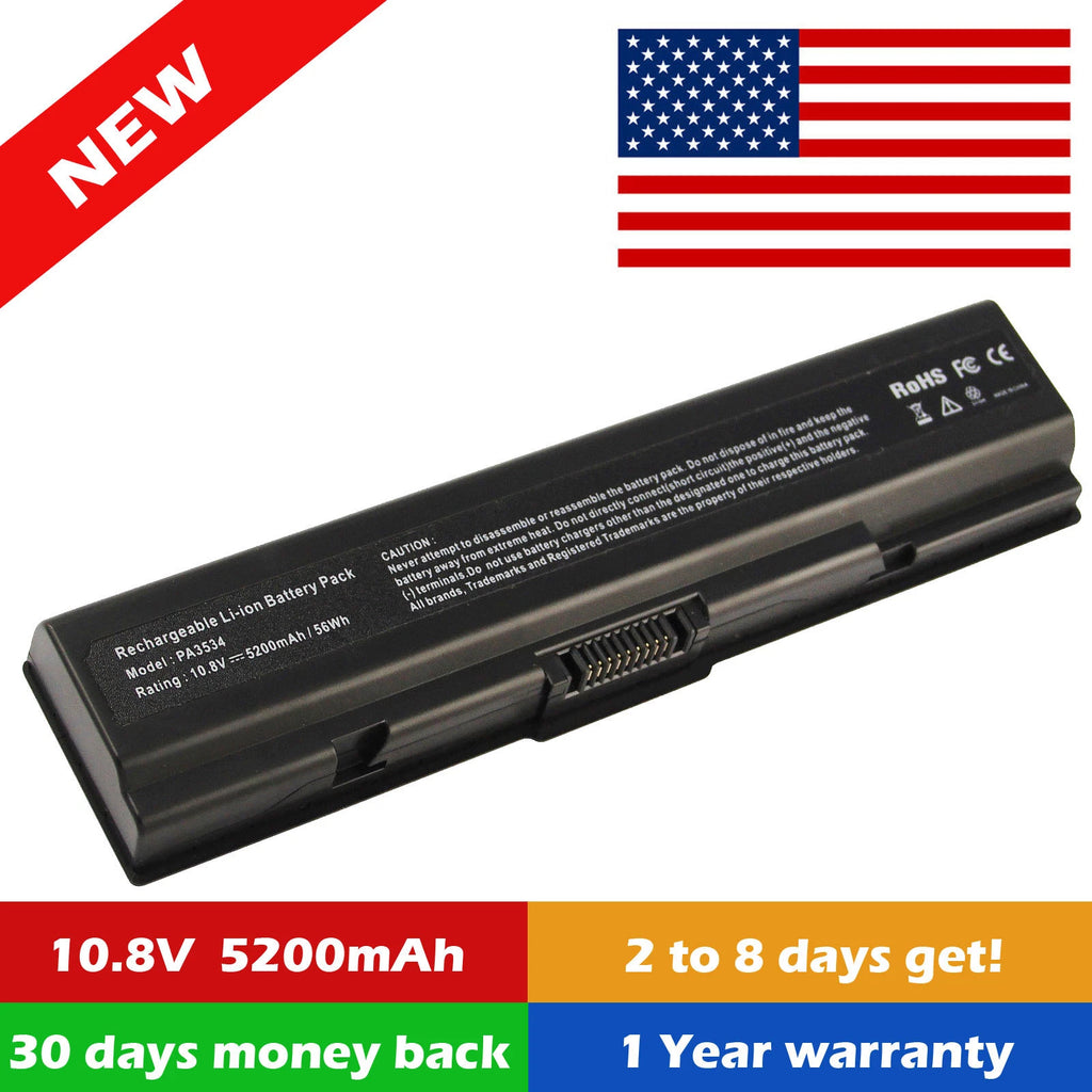 Battery for Toshiba PA3533U-1BRS PA3534U-1BRS PA3535U-1BRS PA3727U-1BRS PABAS098