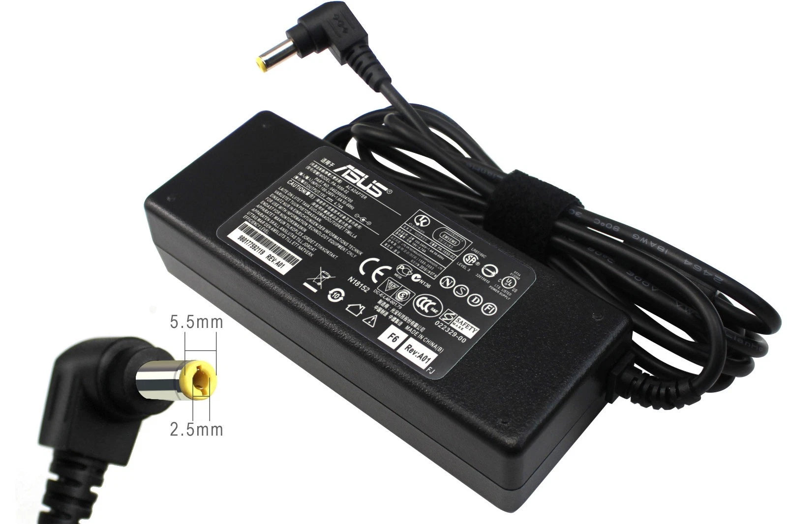Genuine 90W Asus Power Adapter Charger X83 X83V X83VM Q550LF K53U K55 K55A K55N