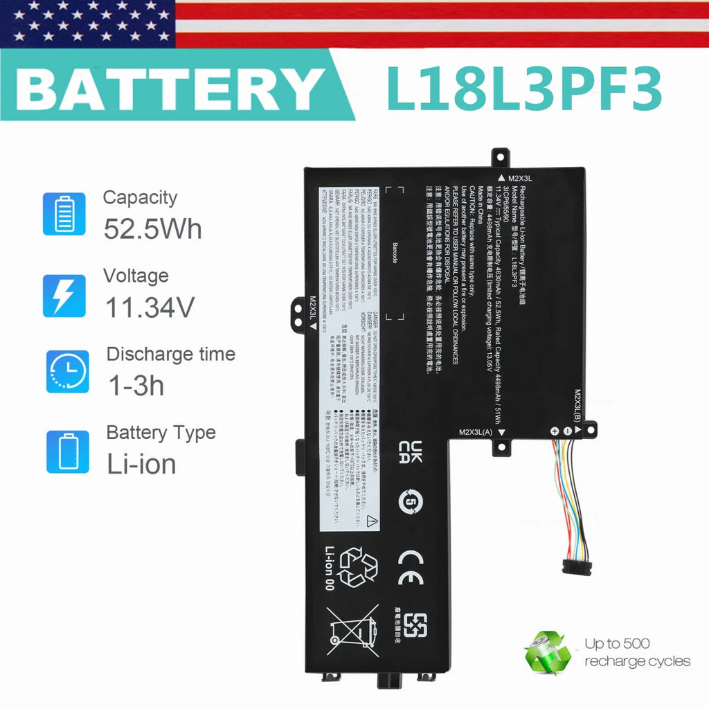 L18L3PF3 L18C3PF7 L18M3PF6 battery for Lenovo ideapad S340-15API S340-15IWL