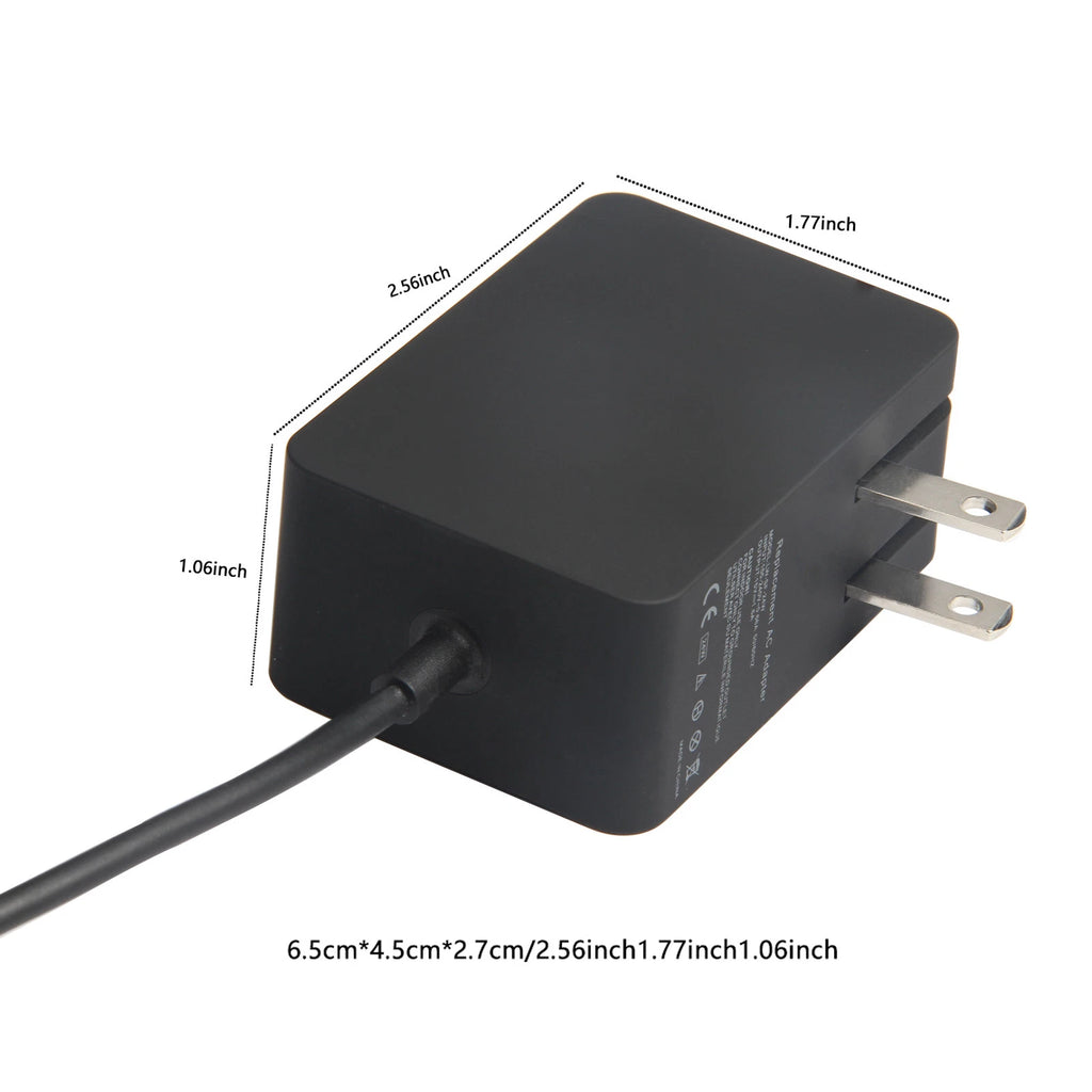 For Microsoft Surface 3 Charger 5.2V 2.5A 13W Power Supply AC Adapter Model 1623