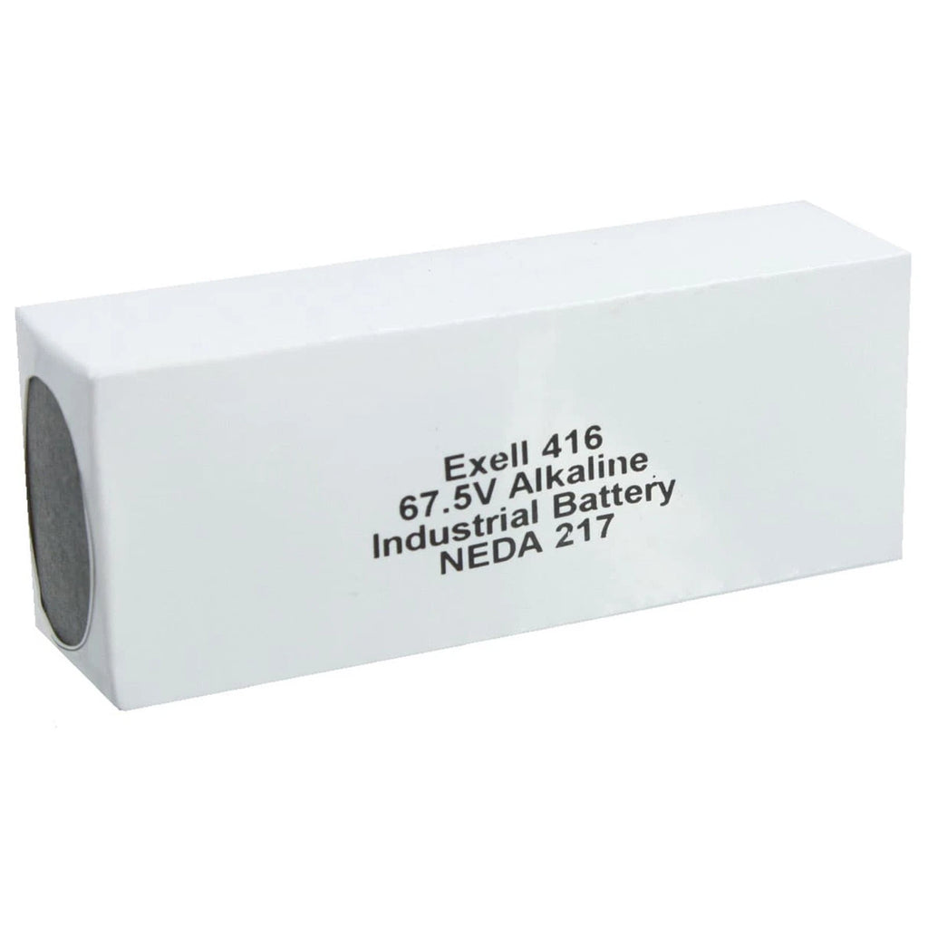Exell 416A Alkaline 67.5V 180mAh Battery NEDA 217 Compatible With A416,ER-416