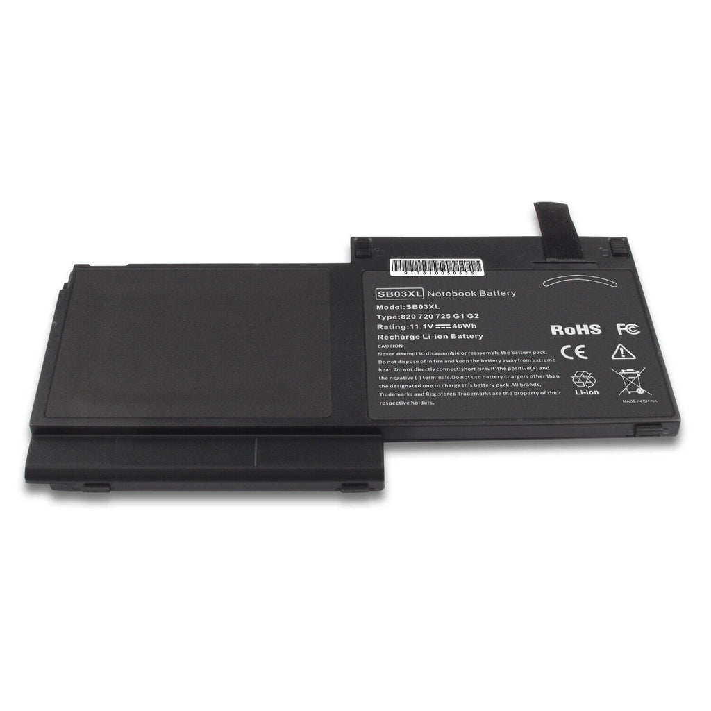 SB03XL Battery For HP Elitebook 720 G1 G2 725 820 825 717378-001 716726-421 46Wh