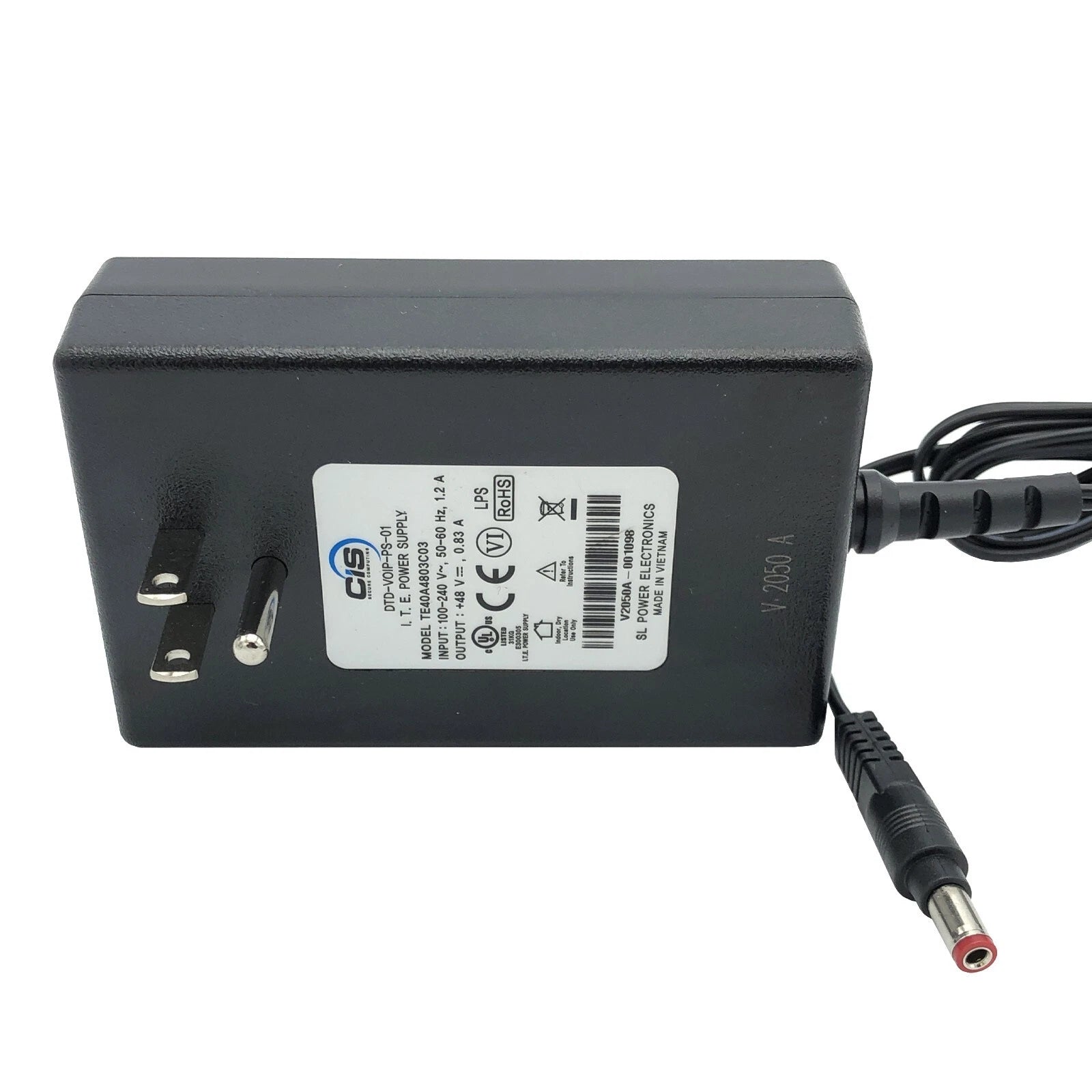 NEW Genuine SL Power 40W AC Adapter for TE40A4803C03 Power Supply 48V