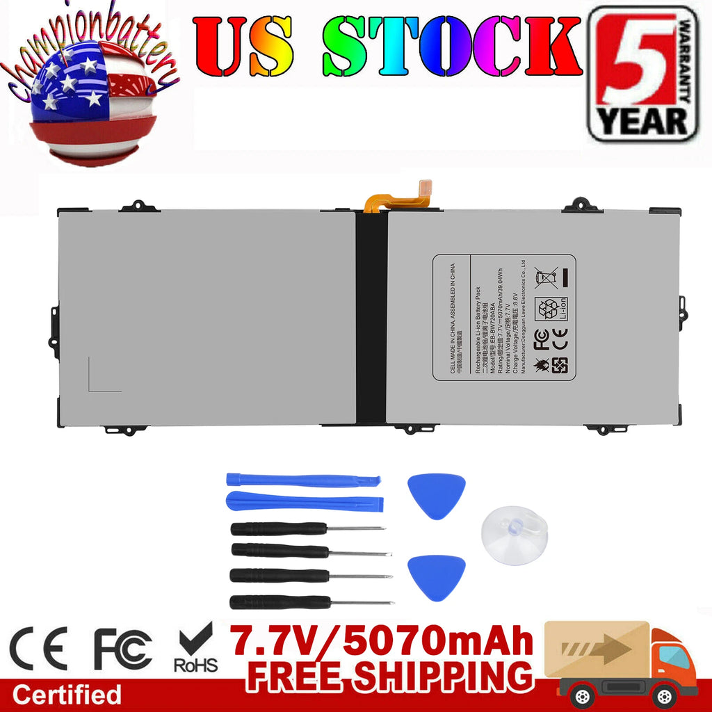 5070mAh New Battery EB-BW720ABA For Samsung Chromebook Plus V2 XE521QAB XE520QAB