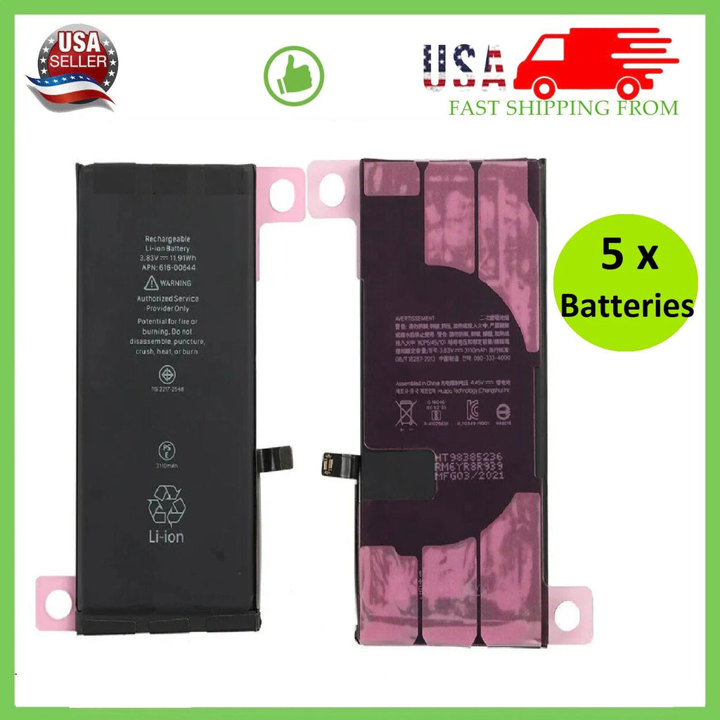 Premium Quality Replacement Battery For iPhone 5 6S 7 8 11 12 13 XR XS LOT (5x)