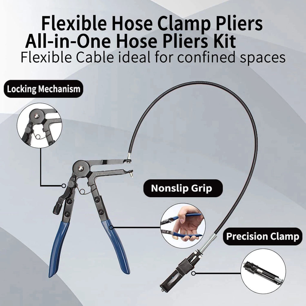 Fuel Line Pliers Hose Remover Set Fuel Filter Caliper Pipe Clamp Clip Disconnect