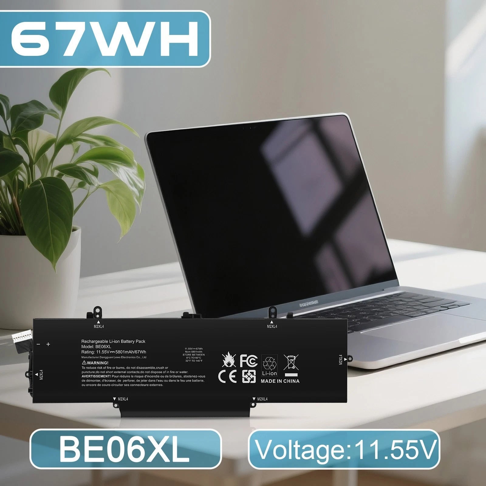 ??Battery BE06XL For HP Elitebook Folio 1040 G4 HSTNN-IB7V 918045-171 918180-855