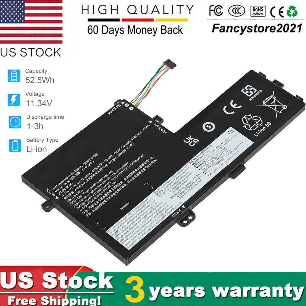 Battery for Lenovo ideapad S340-15API S340-15IWL L18L3PF3 L18C3PF7 L18M3PF6